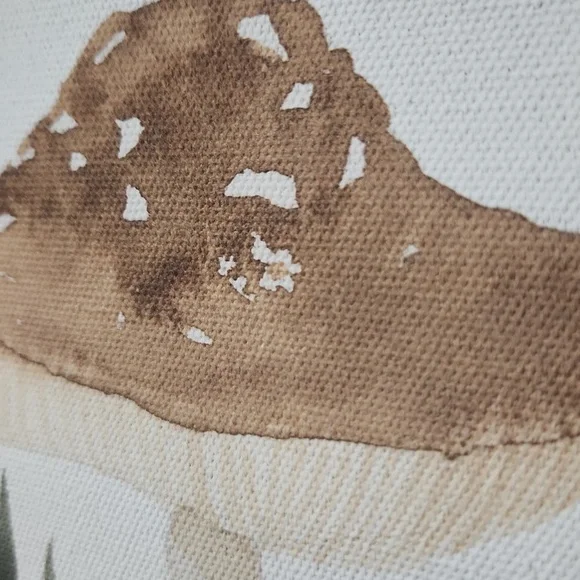 Mushroom Wall Art with Wooden Frame - Picture 2 of 5
